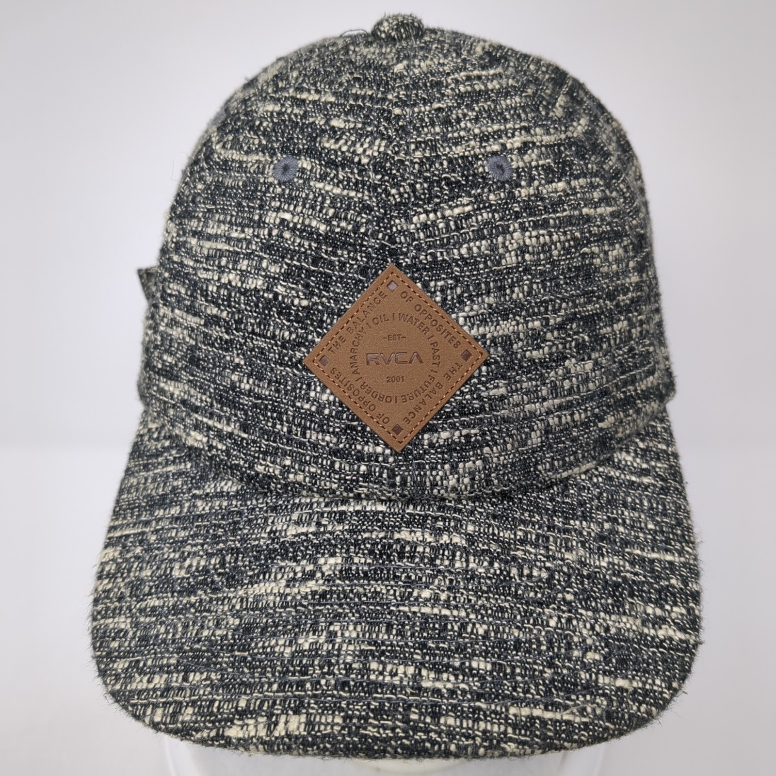 RVCA Leather Patch Slideback Hat Multi One Size S… - image 2