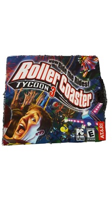 RollerCoaster Tycoon 3 (PC CD-ROM, 2004) - ATARI, Frontier 