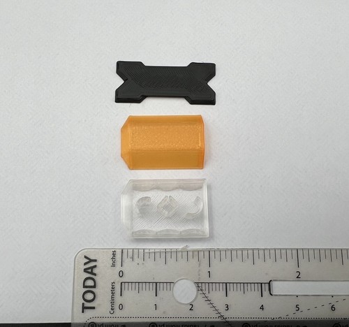 1/18 Scale Amber Code 3 Half MX7000 Lightbar W/ Internal Lens Security Work Park - Picture 2 of 6