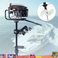 4-Stroke 9HP Outboard Motor Fishing Boat Engine TCI Water Cooling System 4500rpm