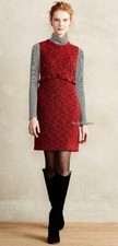 NEW Anthropologie Charlotte Tweed Sheath by Karen Walker Size 0P-8-12-14