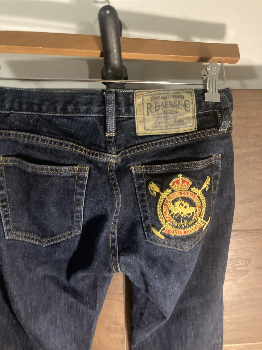 Polo Ralph Lauren Sport Jeans Womens 26 Thompson 650 Blue Label