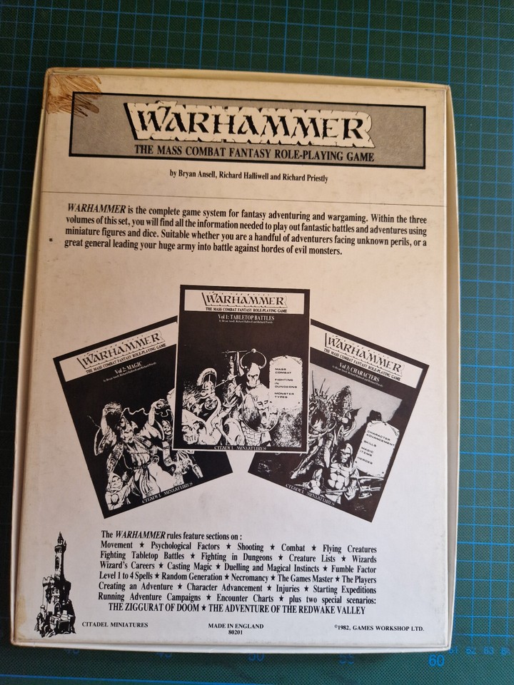 Warhammer The Mass Combat Fantasy RolePlaying Game (Games