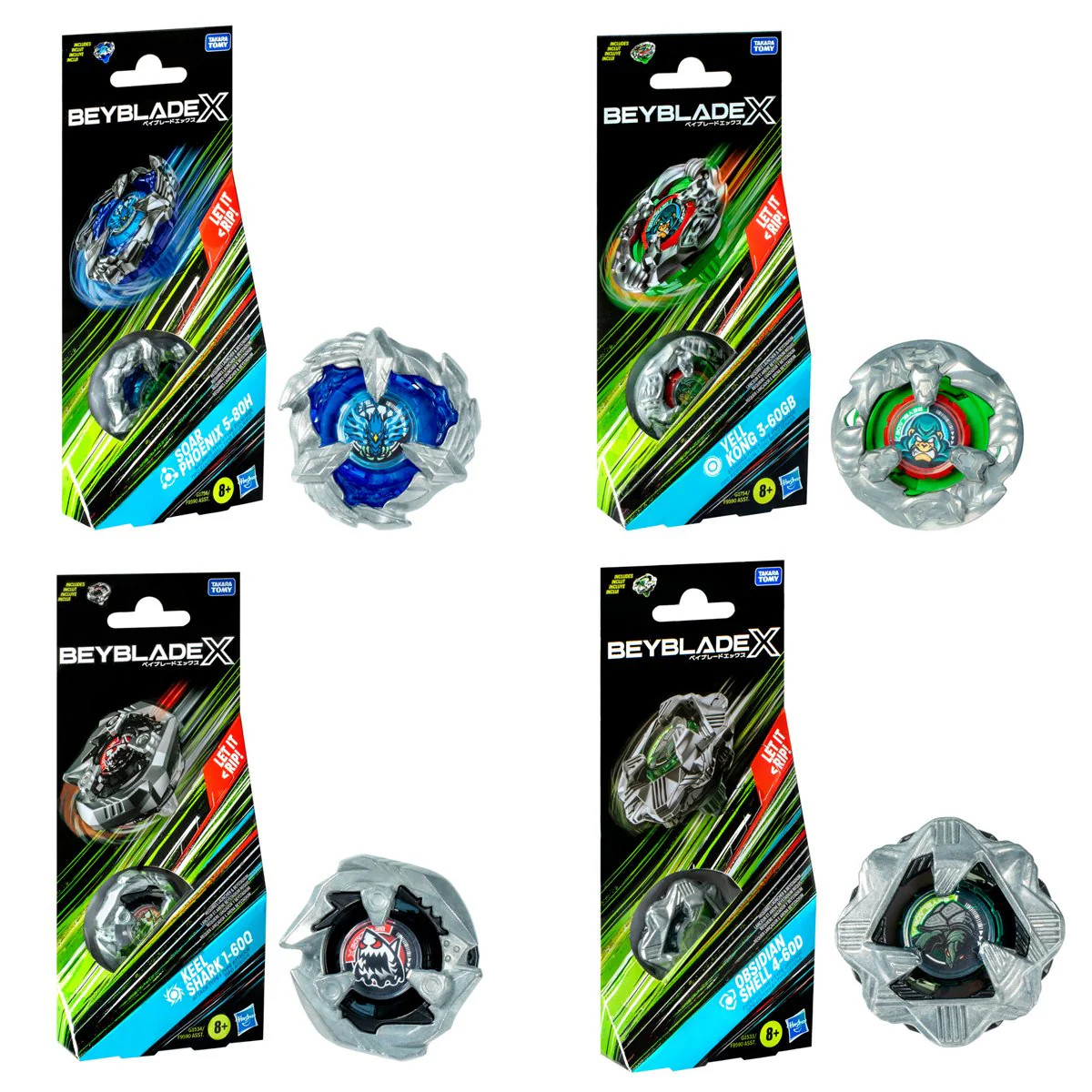 Beyblade X Obsidian Shell 4-60D Hasbro for sale online | eBay
