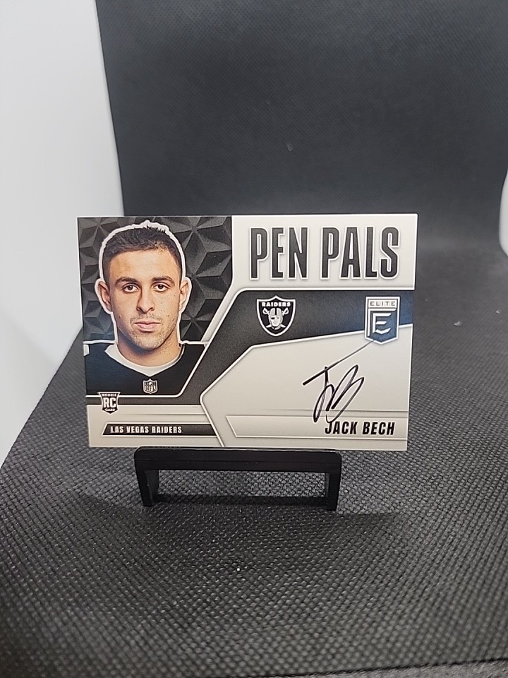 2025 Panini Donruss Elite - Pen Pals Jack Bech #PP-JBE (AU, RC)