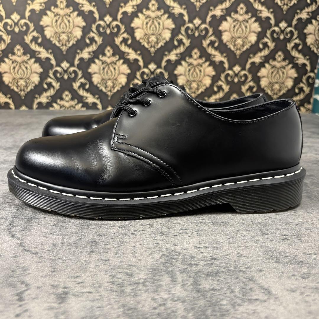 Dr. Martens 1461 WS White Stitch UK9 28cm 3-Hole Leather