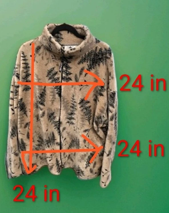 Vellón de montaña negro vintage - línea de hojas y ramas para exteriores - 2x para mujer Foto 2 de 4