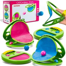 Toss and Catch Ball Game Set, Outdoor Toys for 3 4 5 6 7 8 9 Year Old Kids Fa...
