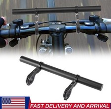 Handlebar Extender Bicycle Bar Extension Bracket MTB Bike Headlight Mount Bar US