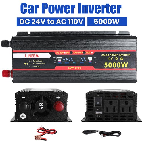 Convertidor 7000W De 12V A 110V/12V A 220V Para Carro Auto inversor de corriente - Picture 76 of 91