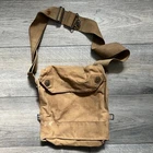 Original WW1 M1917 Gas Mask Carry Bag Canvas Shoulder Bag US Military Khaki