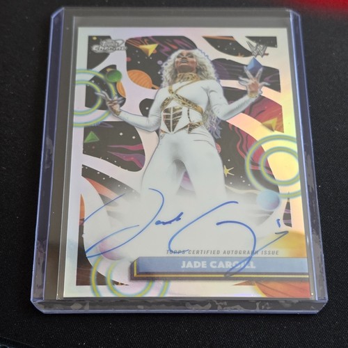 2026 WWE Topps Cosmic Chrome Jade Cargill Cosmic Chrome Autographs Refractor