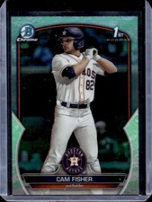 2023 Bowman Draft Cam Fisher Chrome Lunar Glow Refractor 1st #BDC-35 Astros