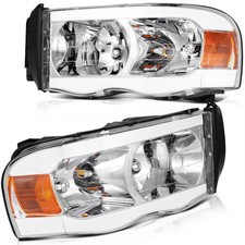 Fits 2002-2005 Dodge Ram 1500 Headlights Assembly Pair Front Led Drl Lamp Fits 2002-2005 Dodge Ram 1500 Headlights Assembly Pair Front Led Drl Lamp
