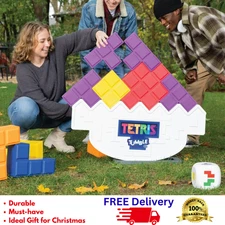 Tetris Tumble XL Oversized Stacking Game Dynamic Tilting Tower 7 Tetrimino Block