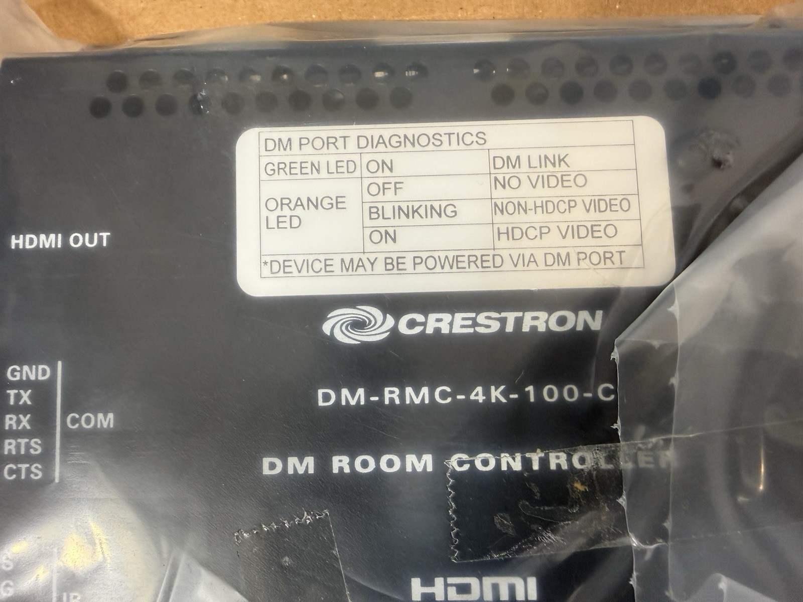 Crestron DM-RMC-4K-100-C 4K Digital Media 8G + Receiver and Room Con. 100  NEW