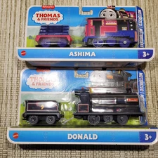 NEW Mattel Thomas & Friends Motorized DONALD AND ASHIMA