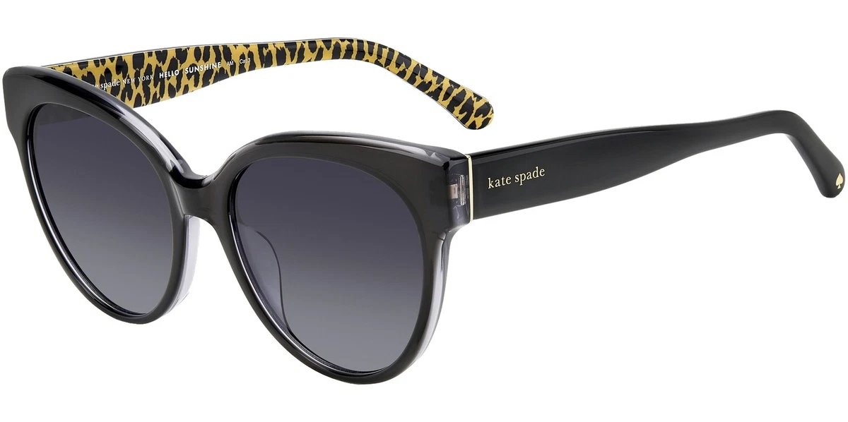 KATE SPADE ♠️ NEW YORK CAT EYE GREY GRADIANT LENS SUNGLASSES & CASE kate spade new york Javana Round Sunglasses - HPG Brands main image 4