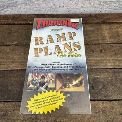 Vintage Thrasher Ramp Plans The Video Skateboarding VHS Sealed NOS