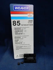 Weaver Front Rear Top Mount Scope Base 85 Gloss #48085 Browning Sako Winchester