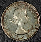1953 Canada One Dollar, AU+, Lots of Luster, Light Toning