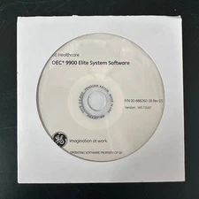 GE OEC 9900 Elite C-arm System Software Disk 00-888260-18 Version WS 7.0.62 *NEW