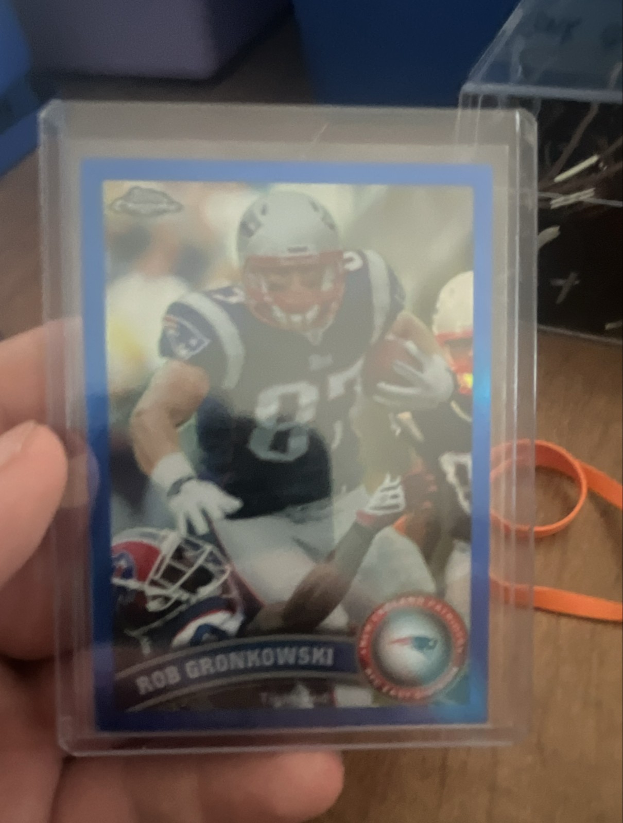 2011 Topps Chrome - Rob Gronkowski #132 Blue Refractor /199