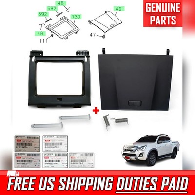 Genuine Front Console Lid Glove Box Black ISUZU D-MAX Ute 12-19 MU-X 16-18