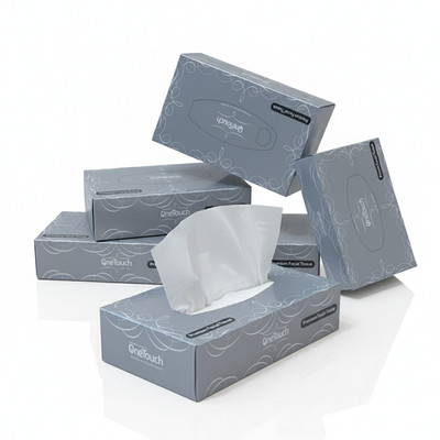 Premium 3-lagige Gesichtstücher - 80 hautfreundliche ultraweiche Taschentücher Großpackungen