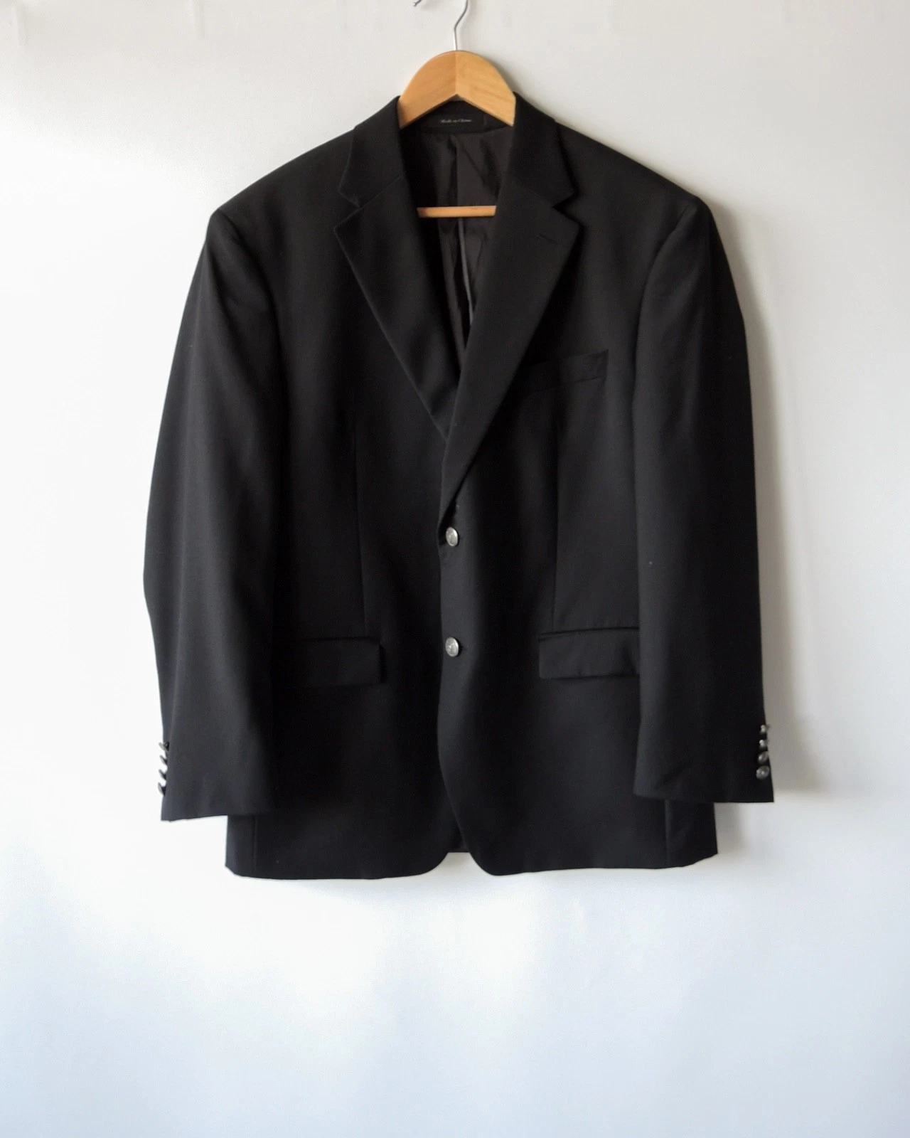 Ralph Lauren Vintage Black Wool Blazer