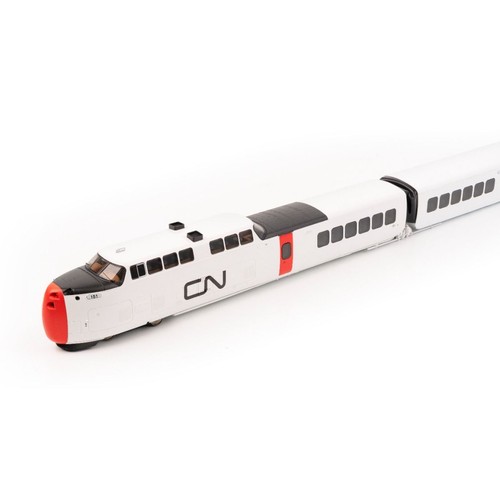 Trenes Rapido 203505 HO CN Rail UAC TurboTrain con DC/DCC/Sonido (Juego de 5) | Zustand: New