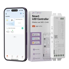 Matter Controller,Dimmable WiFi Controller for Light,with Alexa/Google Assist...