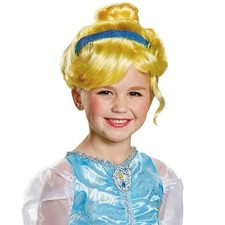 Disguise Disney Princess Childrens Cinderella Wig Costume Dress Up