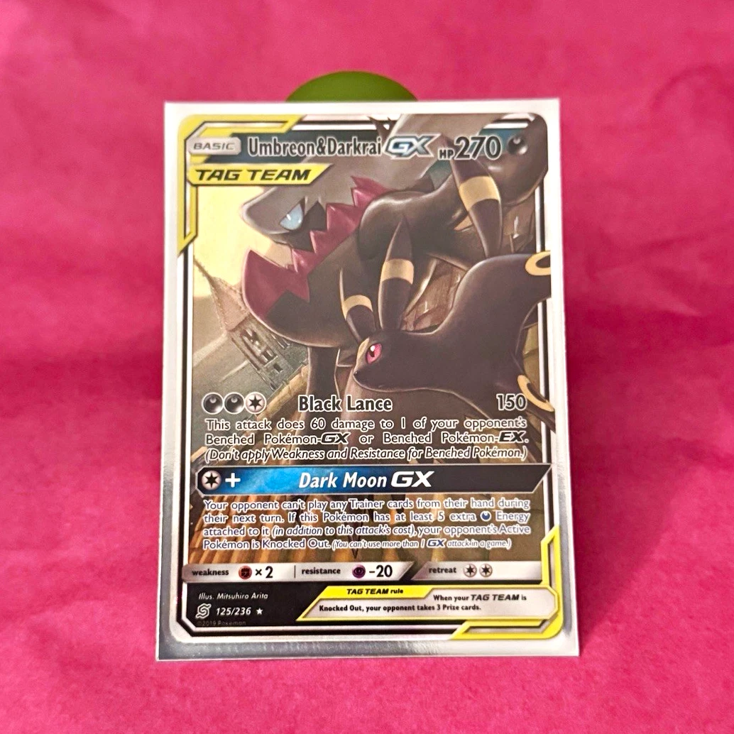 Umbreon & Darkrai-GX - Unified Minds #125 Price & Value ($98.69