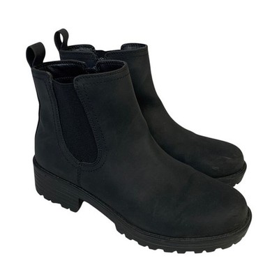 Buffalo Womens Size 9 Black 1.5'' Heel Anna Ankle Boot Side Zip Round Toe Shoes