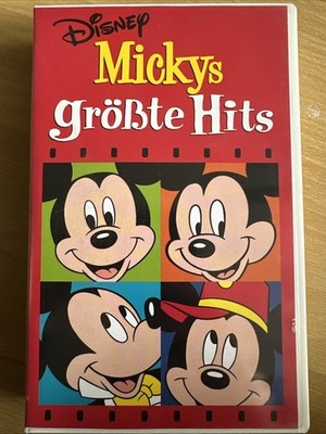 Disney Micky S Größte Hits VHS Sammler Video Kassette Walt Disney Vintage