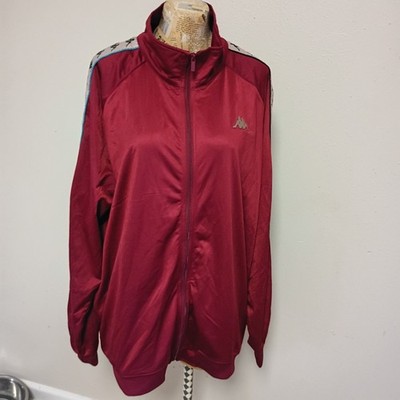 KAPPA Track Jacket Warm Up Red XXXL NEW with Tags