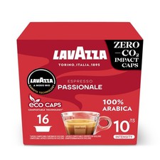 Lavazza, A Modo Mio Espresso Passionale, 96 Coffee Capsules, with Aromatic Notes 0.35 per lighter