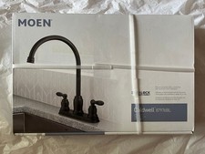 NEW Moen Caldwell 87976BL High Arc Kitchen Faucet Matte BLACK Duralock