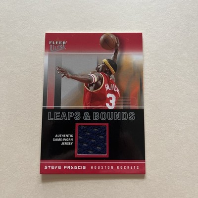 2003-04 Ultra Leaps and Bounds Game Used Patch Steve Francis #LB-SF Rockets