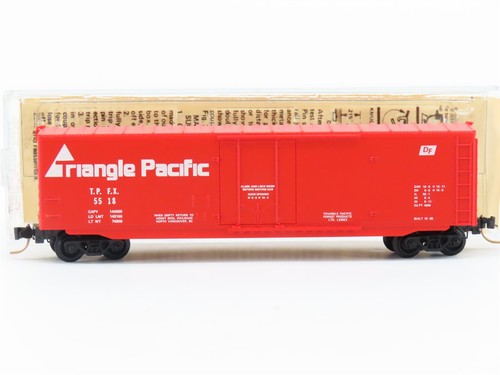Coche de caja Kadee Micro-Trains MTL 38130 TPFX Triangle Pacific 50' escala N #5518 | Zustand: Used