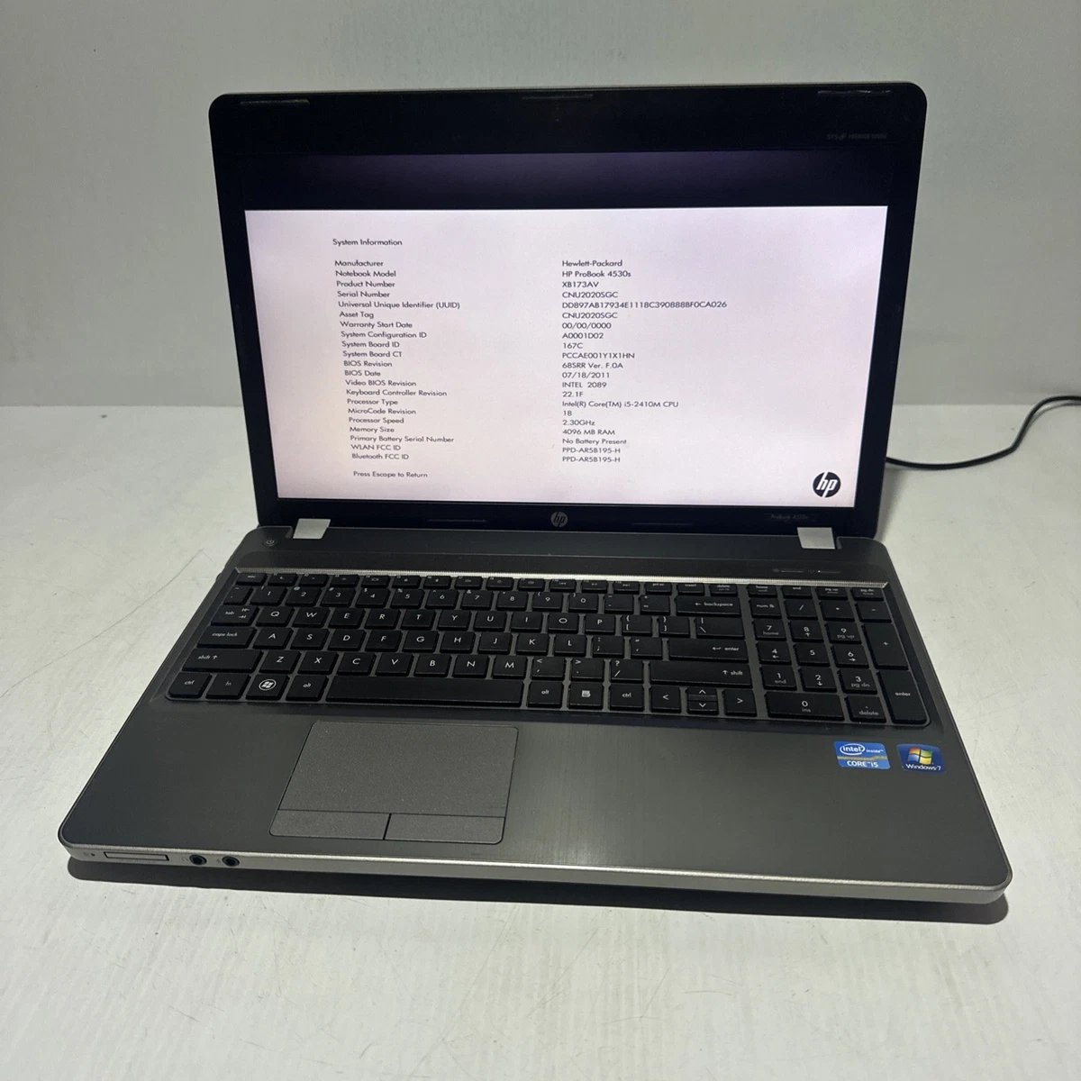 Hp Probook 4530s for sale | eBay