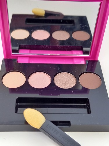 Estee Lauder Pure Color Eye Shadow Mirror Palette & Applicator 4 Colours New - Picture 8 of 8