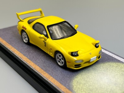 Initial D Yellow Mazda RX-7 FD3S Keisuke Takahashi Diorama | eBay