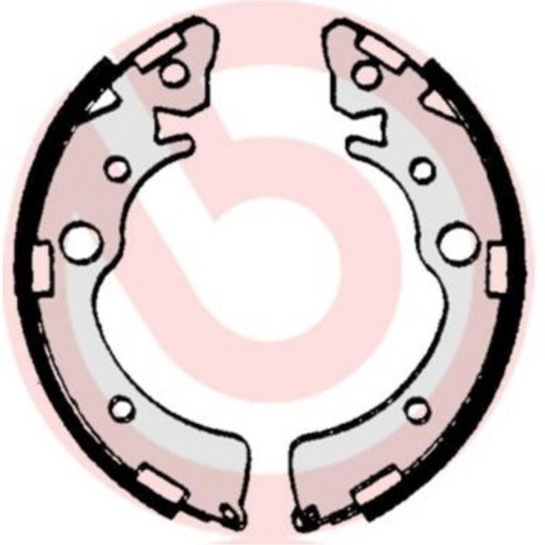 Brembo Bremsbackensatz Bremsbacken Hinten FüR Honda Civic V Hatchback EG-image