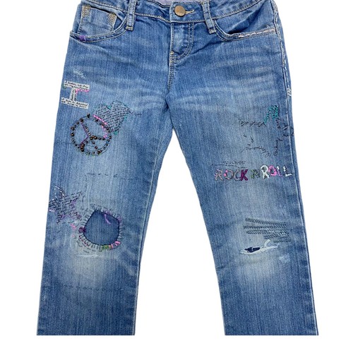 Gap Kids girls jean pants skinny blue size 6 - Picture 7 of 7
