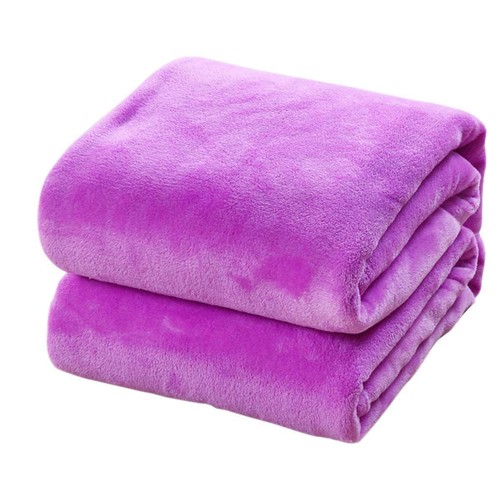 Super Soft Light Weight Coral Fleece Warm Throw Blanket for Couch/Sofa/Bed/Chair - Picture 11 of 15