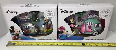 MICKEY MOUSE MINNIE MOUSE Set Of Miniature RV DISNEY Camper