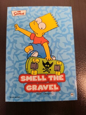 2002 Topps The Simpsons Smell Gravel STICKER card #44 | eBay