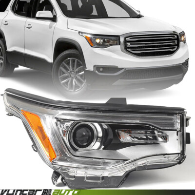 For GMC Acadia SL 2017-2019 Halogen w/o DRL Projector Headlight Lamp Passenger